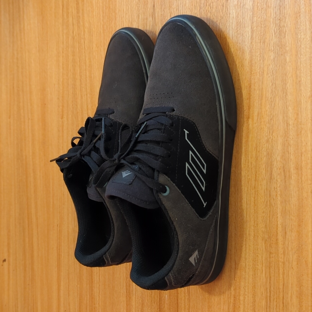 Emerica Reynolds - Black Suede - Men's 10 - LIKE NEW!